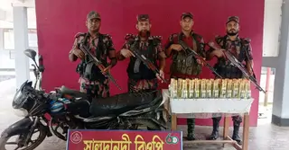 ব্রাহ্মণবাড়িয়া সীমান্তে ভারতীয় গরু-মোটরসাইকেলসহ চোরাই পণ্য জব্দ